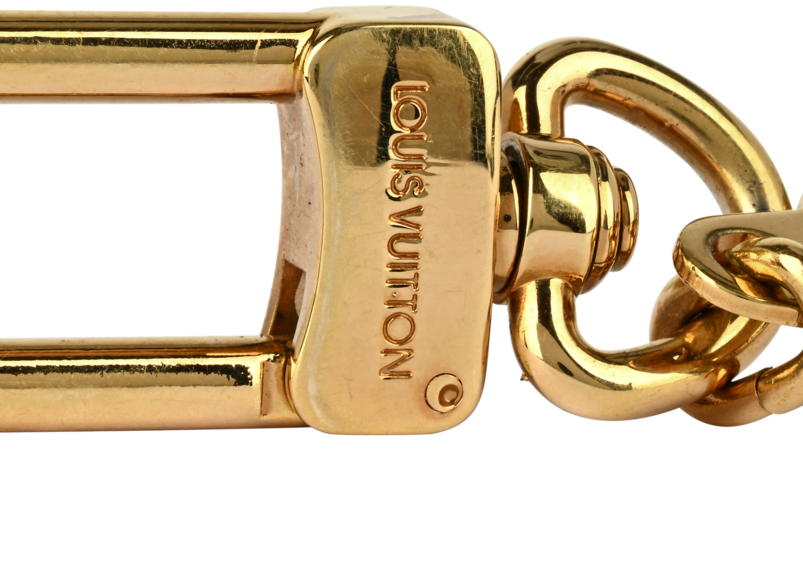 Louis Vuitton Strap Extender, &pound;110, Accessories, Gold, Brass, Other view